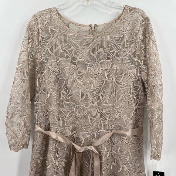 Alex Evenings - 8217835 Illusion Jewel Embroidered new Dress - Picture 10 of 16